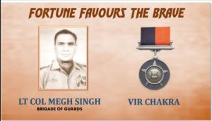Lt Col Megh Singh