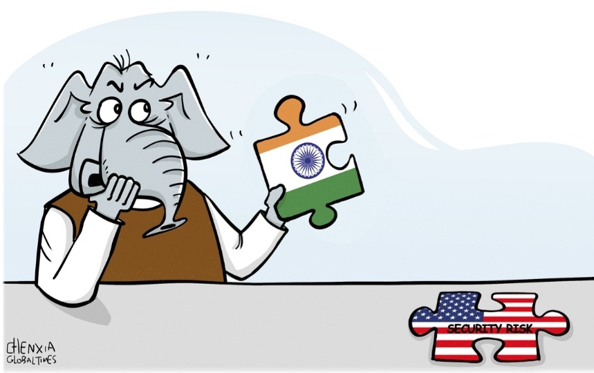 Indians rating US as a 'security risk' indicates India will not be a loyal supporter | Indian Politics Indians rating US as a 'security risk' indicates India will not be a loyal supporter | Indian Politics